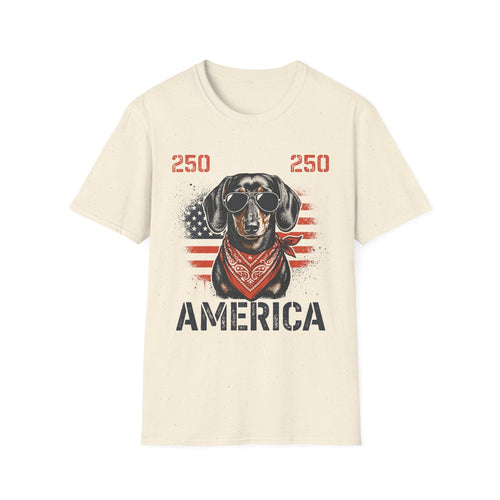 Dachshund Americas 250 Tee