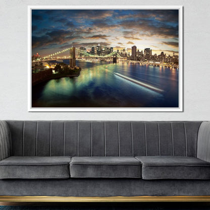 Amazing New York Cityscape Canvas Wall Art