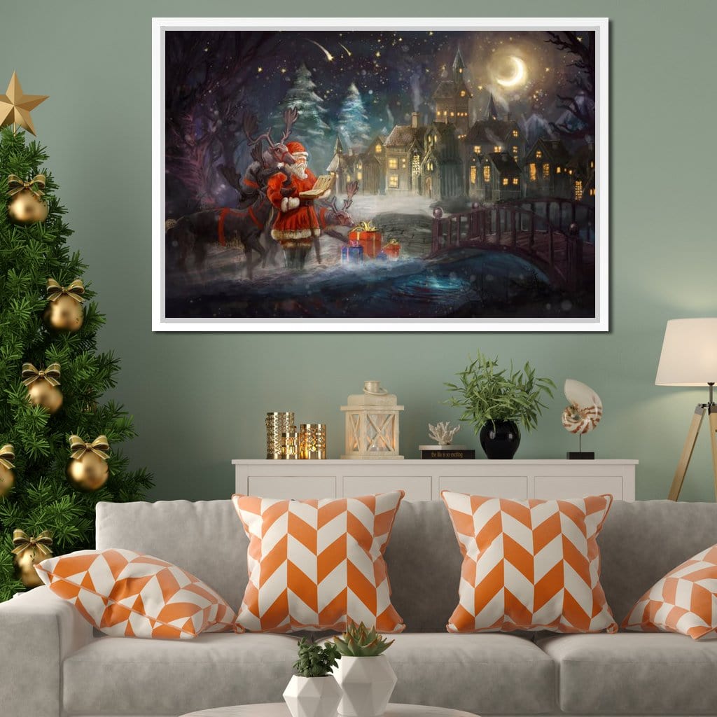Santa Claus Canvas Wall Art
