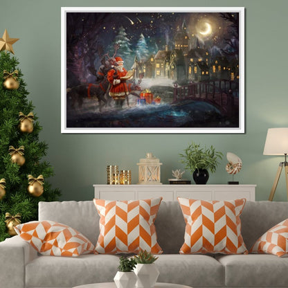 Santa Claus Canvas Wall Art