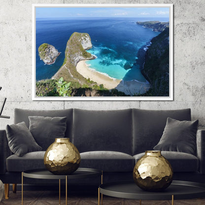 Kelingking Beach Canvas Wall Art