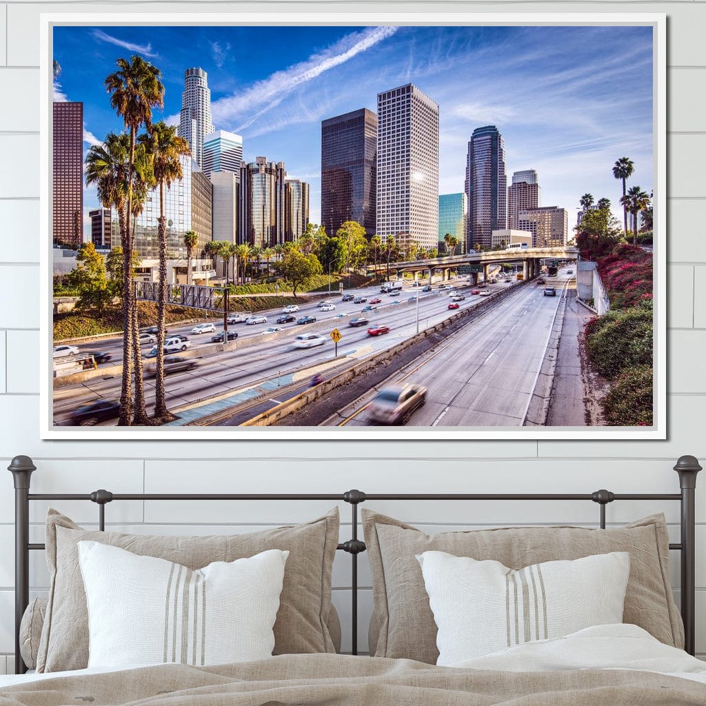 Los Angeles Skyline Canvas Wall Art