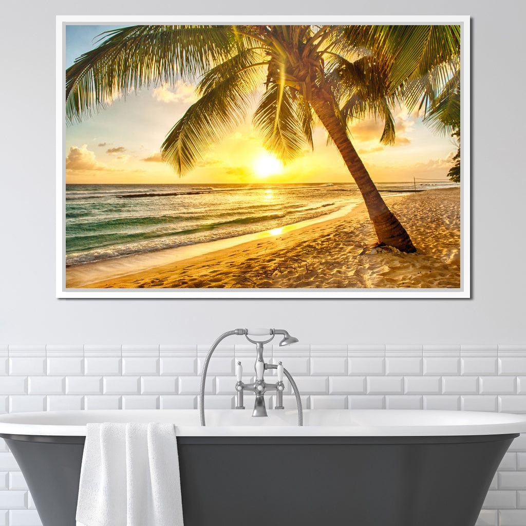 Barbados Beach Canvas Wall Art