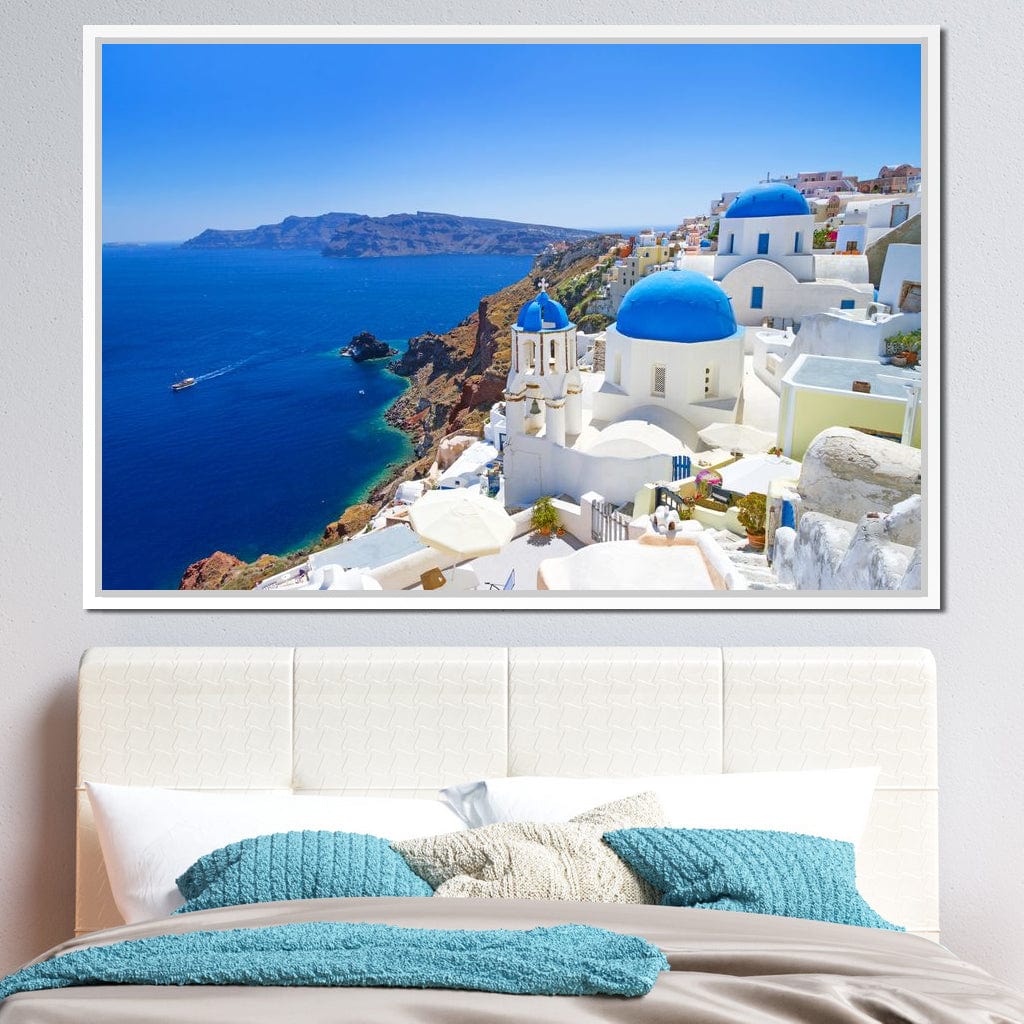 Santorini Canvas Wall Art