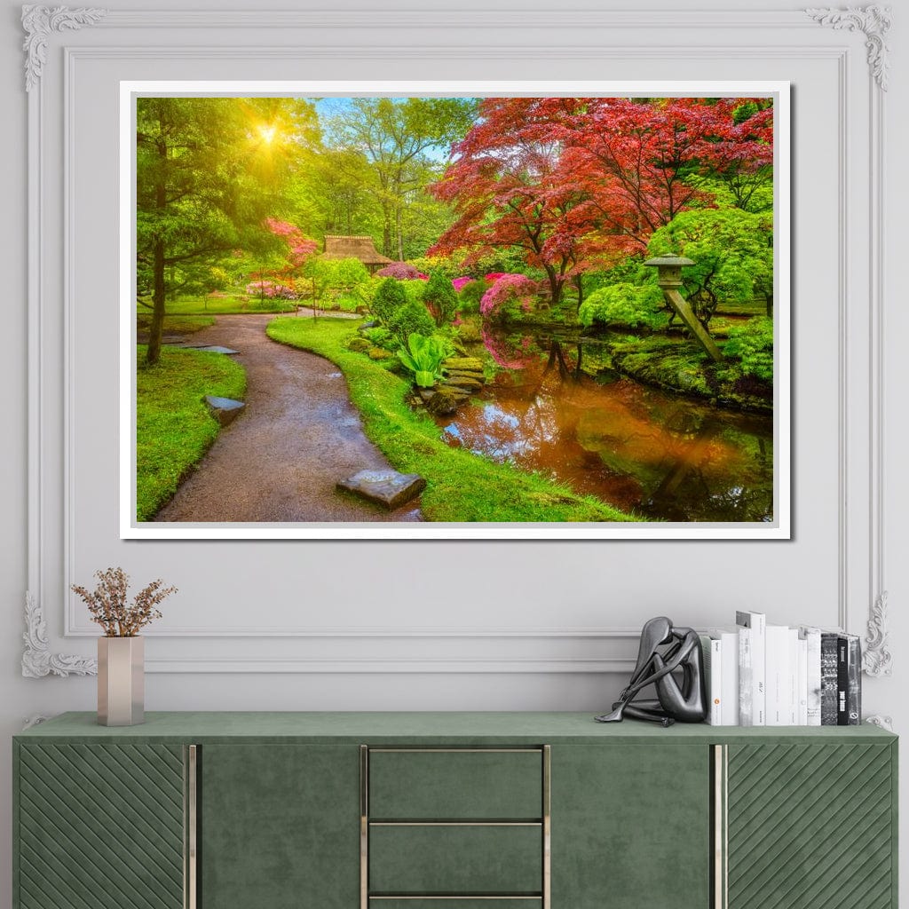 Japanese Garden Canvas Wall Art