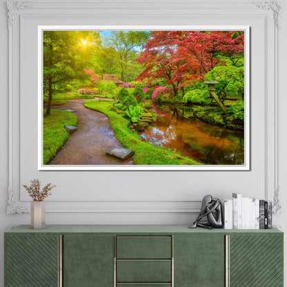 Japanese Garden Canvas Wall Art