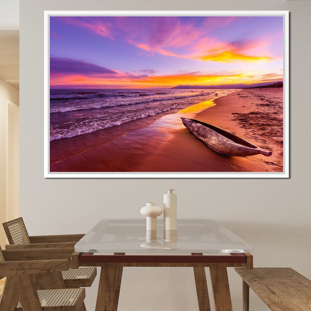 Lake Malawi Sunset Canvas Wall Art