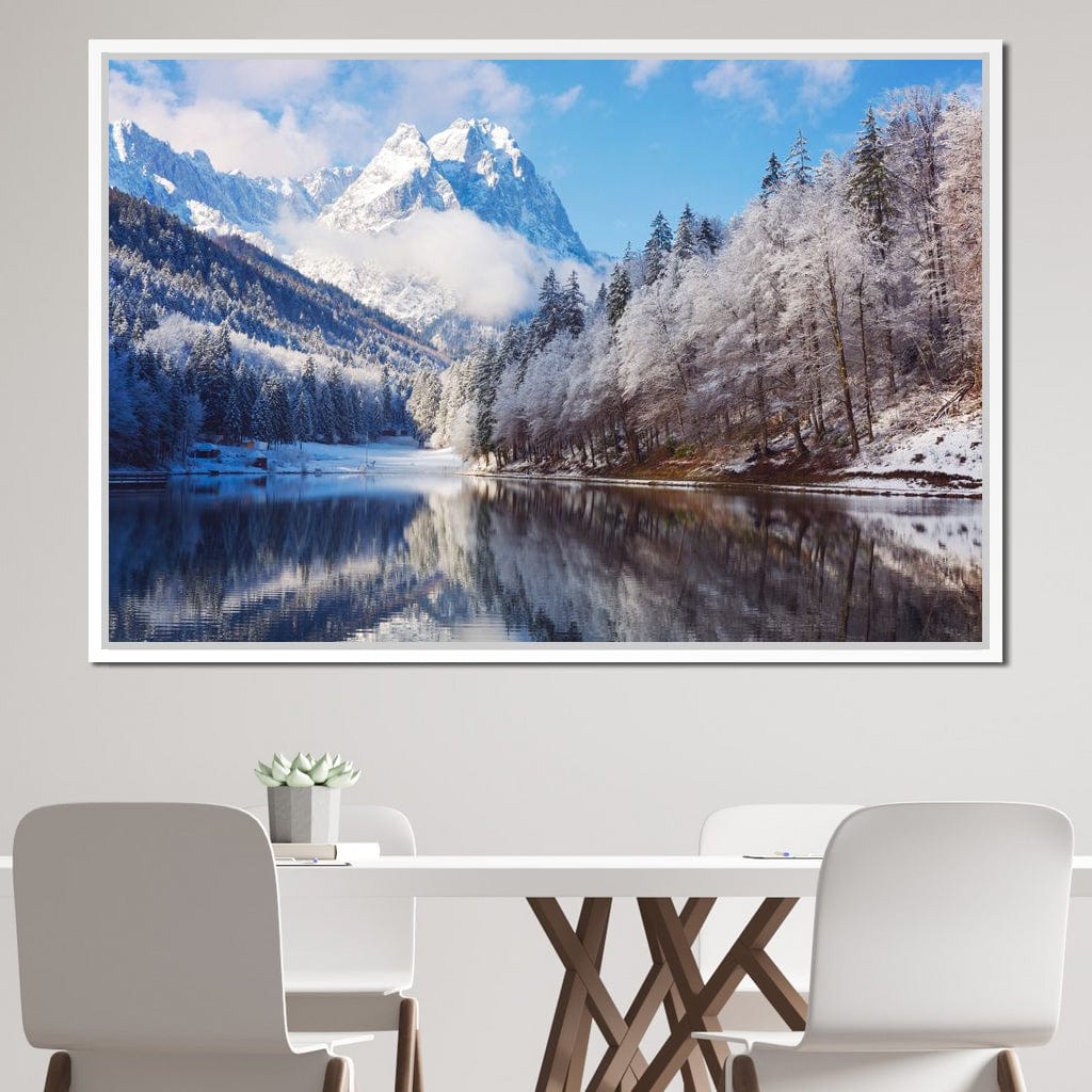 Winter in the Rockies Canvas Wall Art