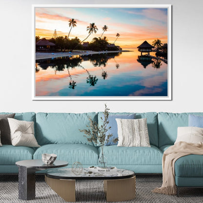 French Polynesia Canvas Wall Art
