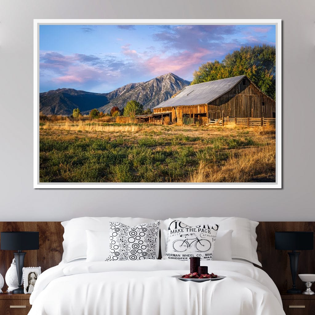 Sunrise at the Ranch Canvas Wall Art