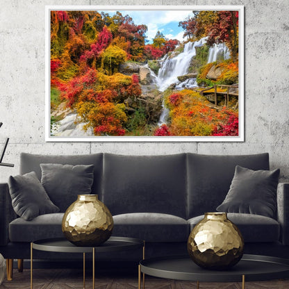 Mae Klang Waterfall Canvas Wall Art