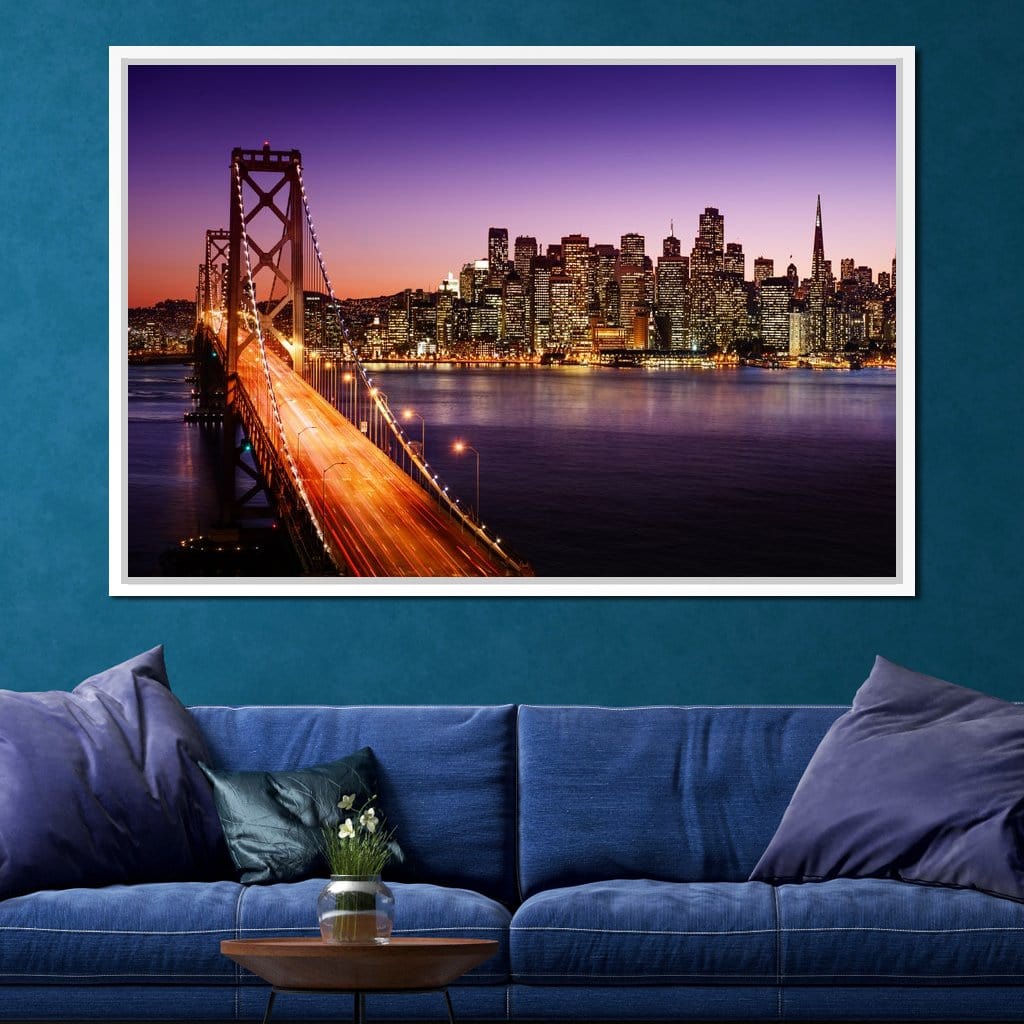 Bay Bridge Canvas Wall Art