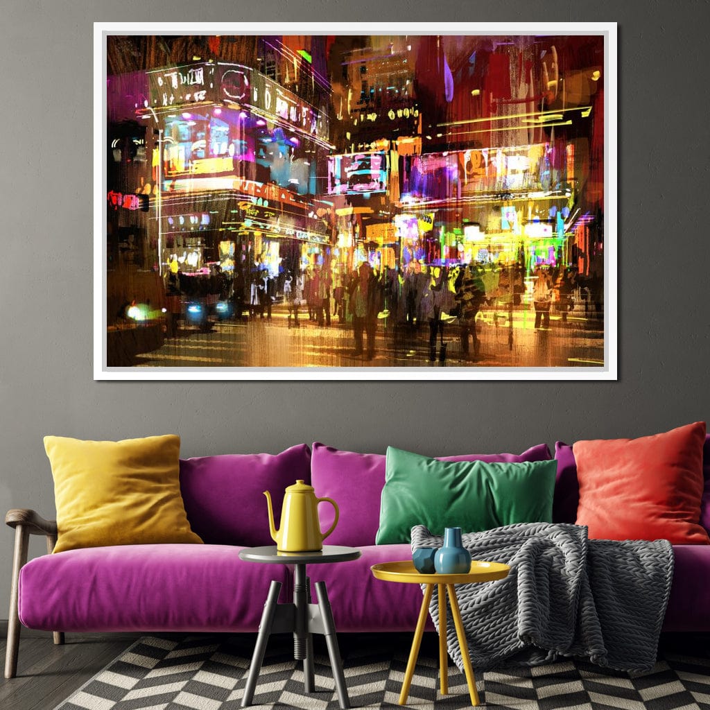 Erythracus Market Canvas Wall Art