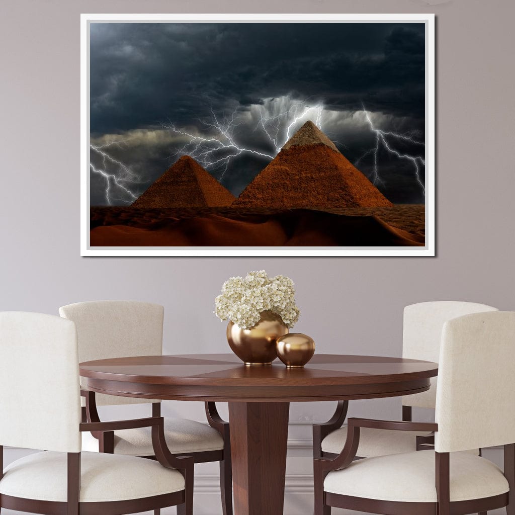 Pyramids of Giza Canvas Wall Art