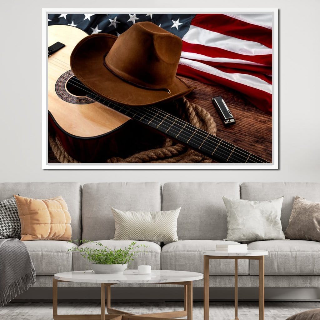 Country Music Canvas Wall Art