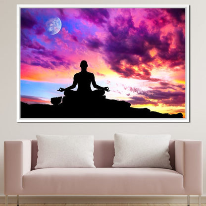 Master of Yoga Canvas Wall Art