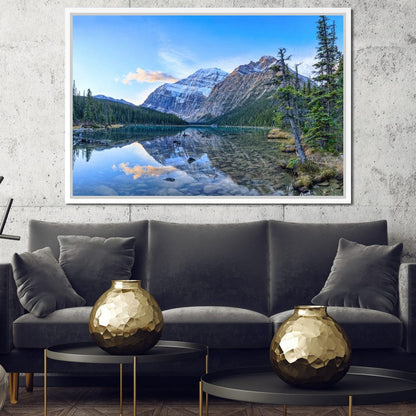 Edith Lake Canvas Wall Art