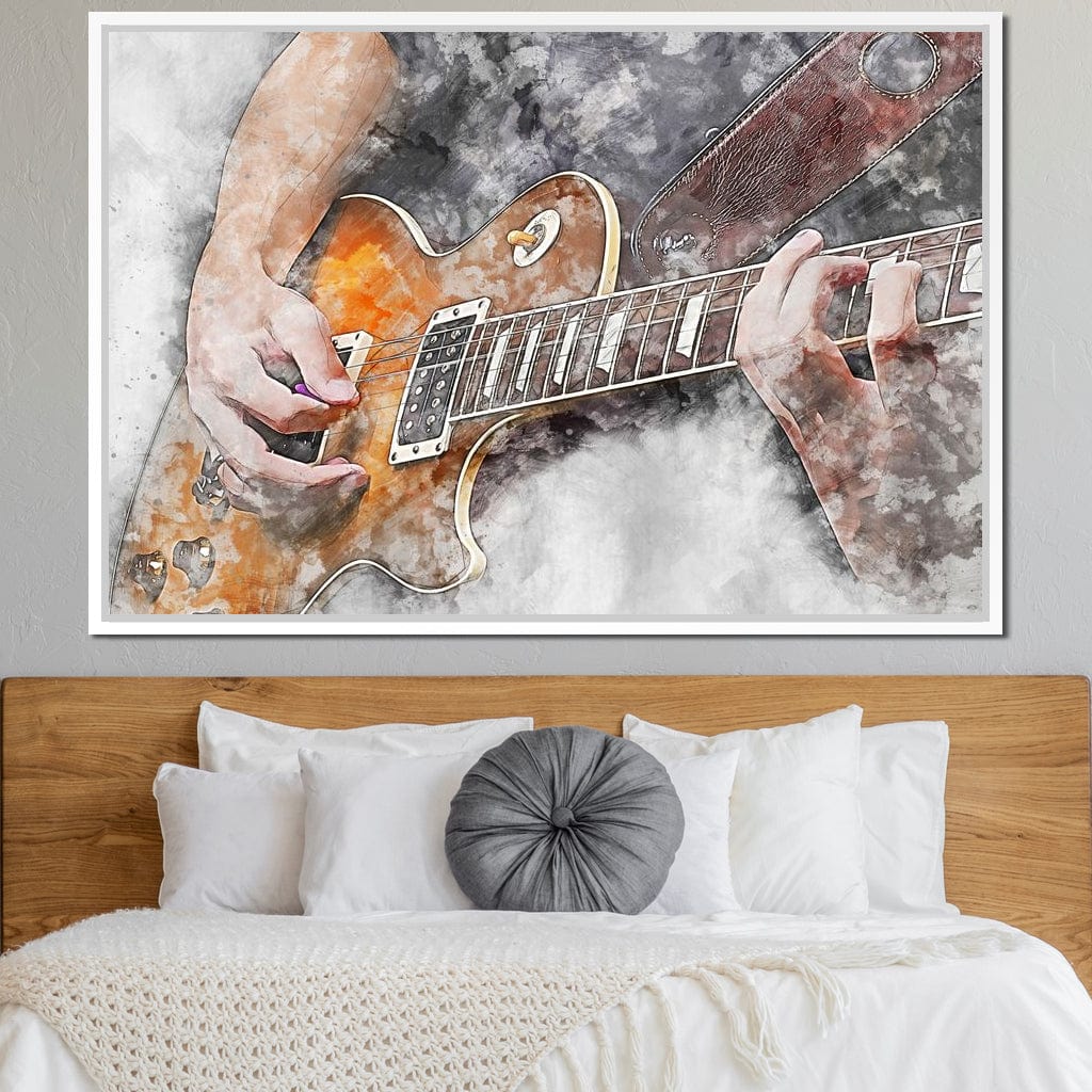 Electric Guitar - Mateo Canvas Wall Art