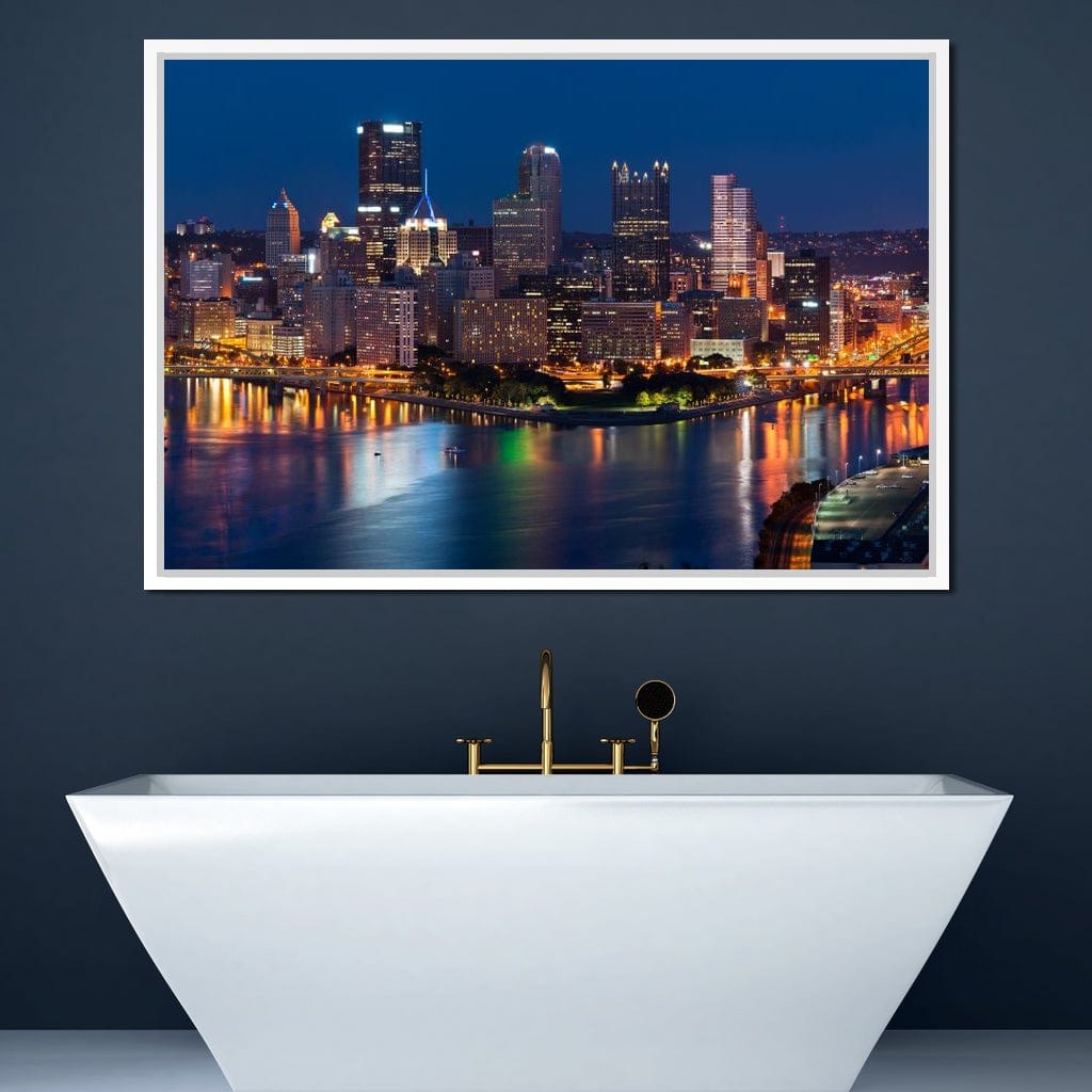 Pittsburgh Skyline Canvas Wall Art