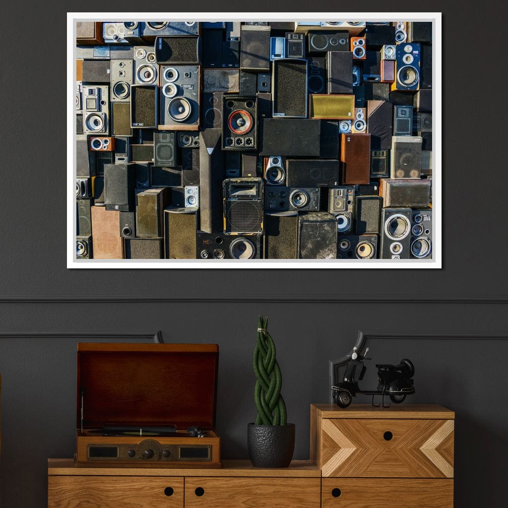 Speakers Wall Canvas Wall Art
