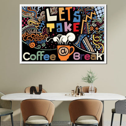 Coffee Break Canvas Wall Art