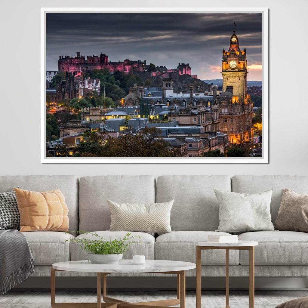 Edinburgh Castle Canvas Wall Art