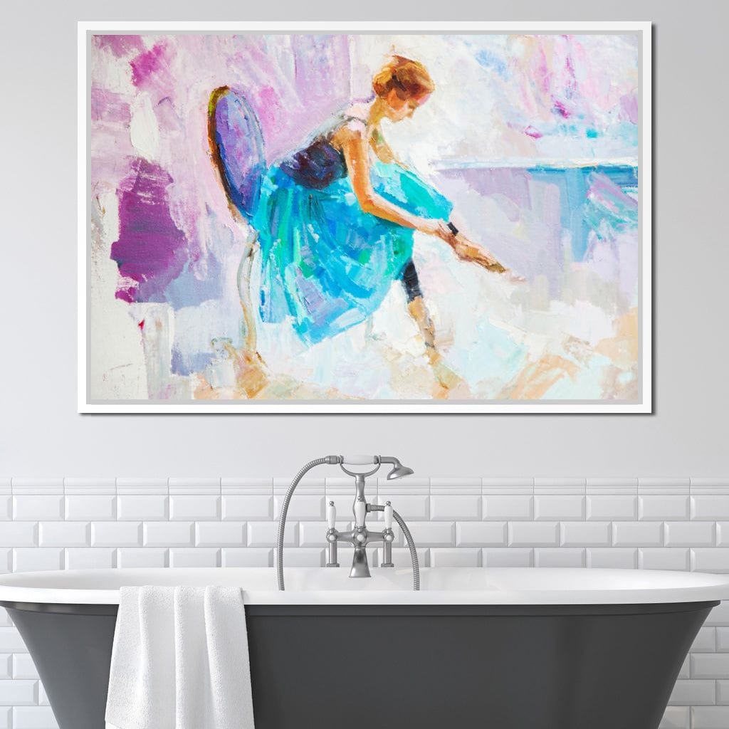 Gracious Ballerina Canvas Wall Art