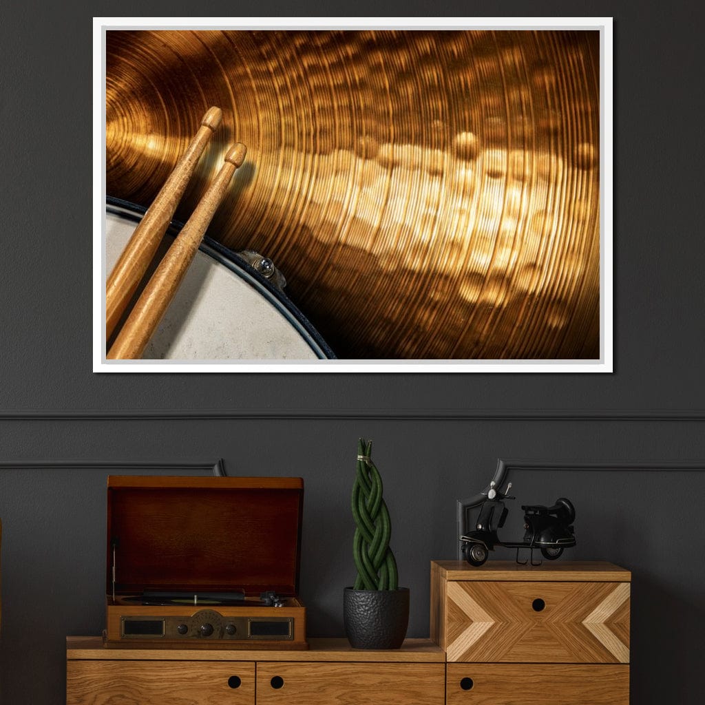 Percussionist Canvas Wall Art