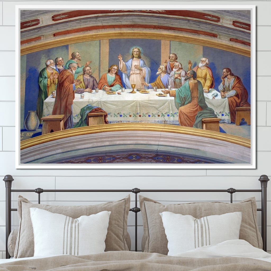 Last Supper Fresco Canvas Wall Art