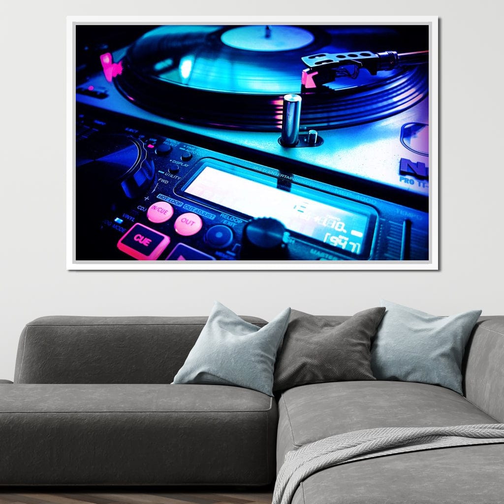 Long Live Vinyl Canvas Wall Art