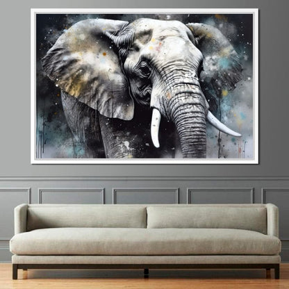 Urban Jungle: Elephant Canvas Wall Art