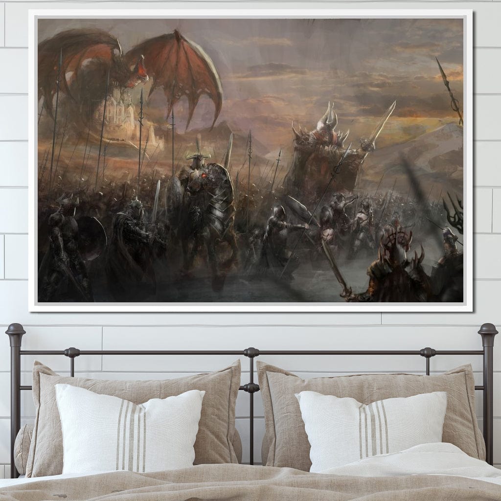 Fantasy Battlefield Canvas Wall Art