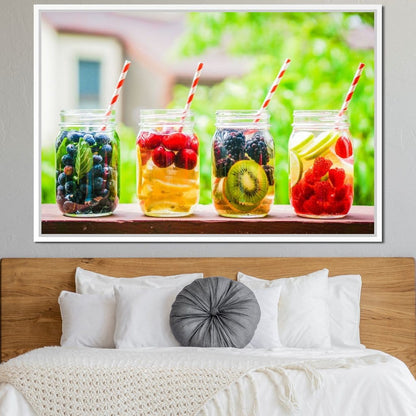 Detox Water Canvas Wall Art