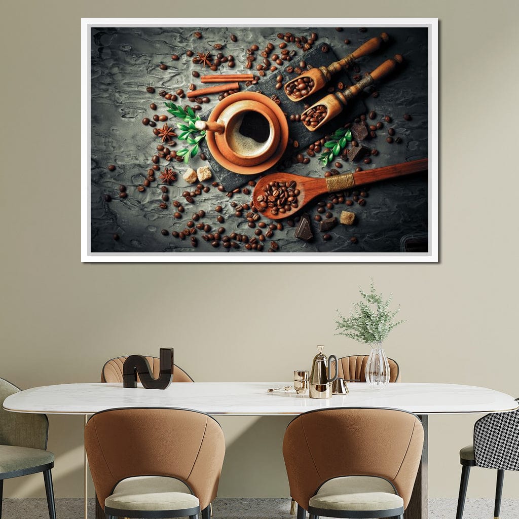 Coffee Aficionado Canvas Wall Art