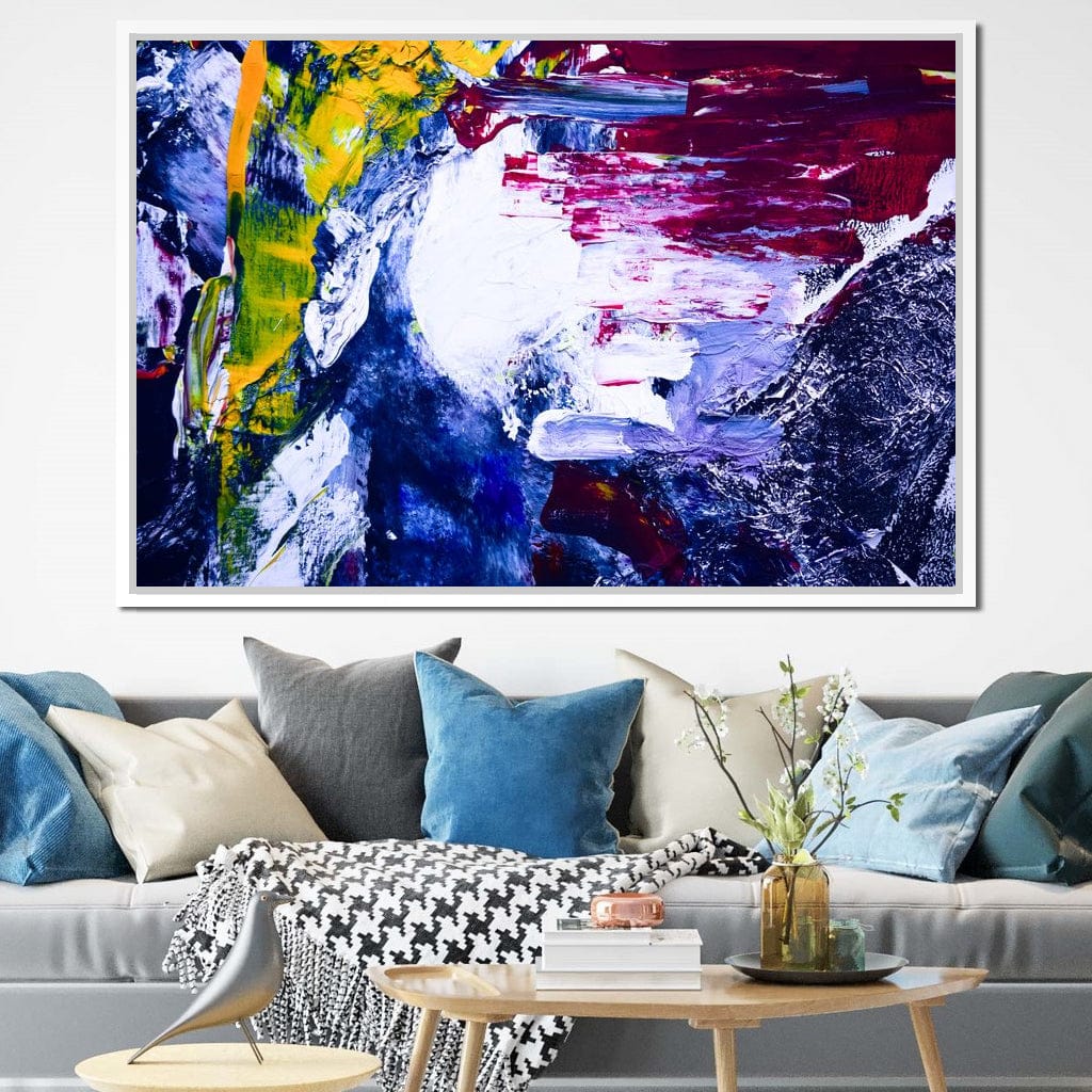 Abstract Sea Splash Canvas Wall Art