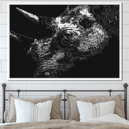 Big 5 Collection - Rhino Canvas Wall Art
