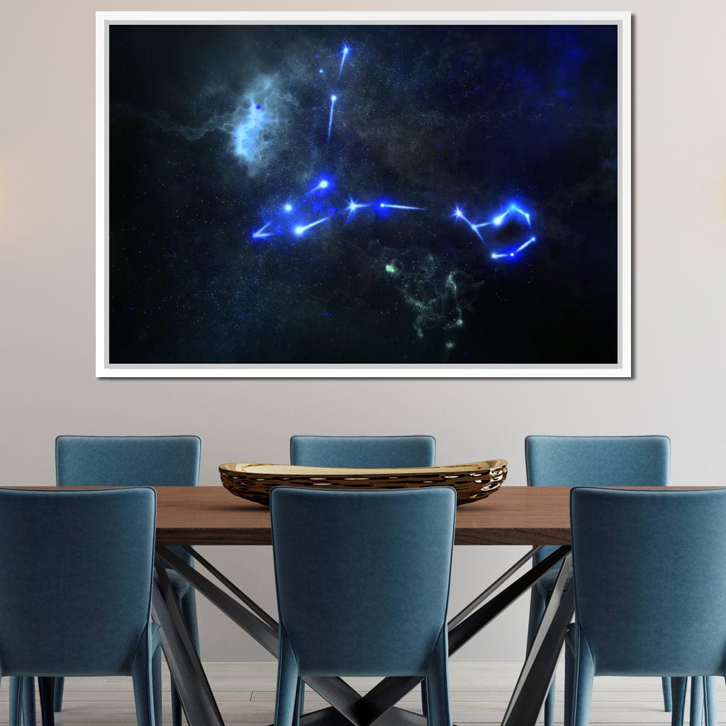 Pisces Canvas Wall Art