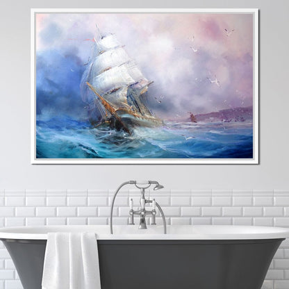 Trading Ship Canvas Wall Art