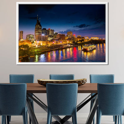 Nashville Skyline Canvas Wall Art