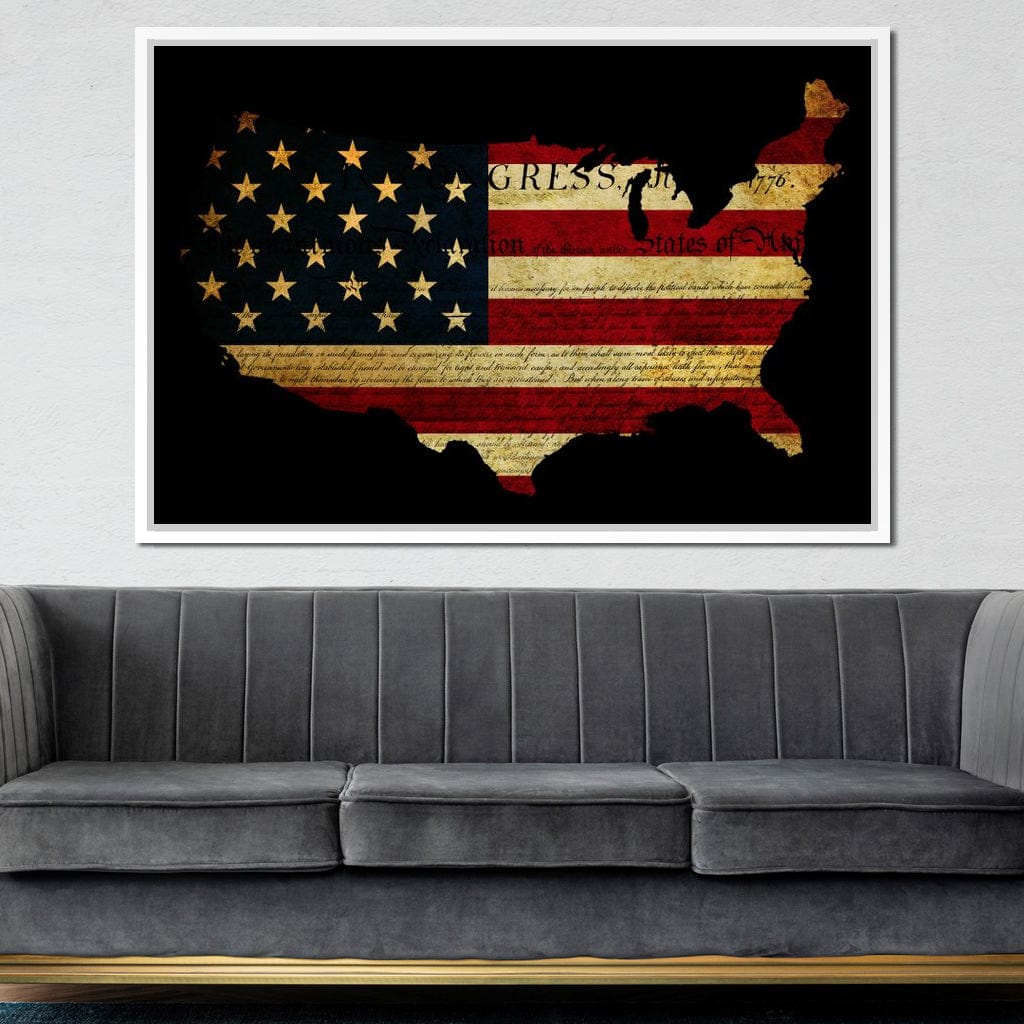 Declaration of Independence Canvas Wall Art
