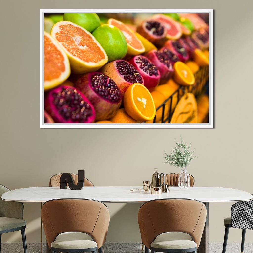 Istanbul Fruit Market Canvas Wall Art