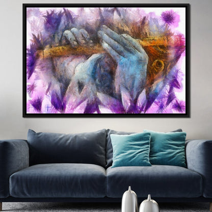 Krishna Playing the Flute Canvas Wall Art