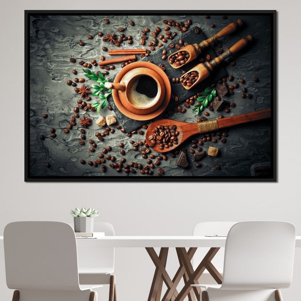Coffee Aficionado Canvas Wall Art