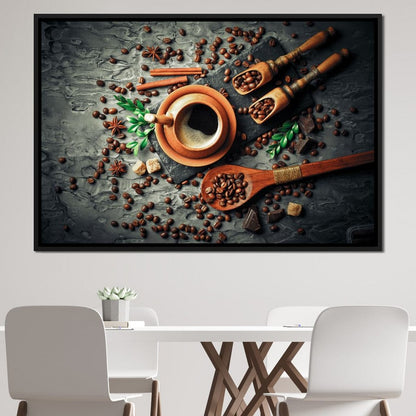 Coffee Aficionado Canvas Wall Art