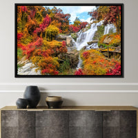 Mae Klang Waterfall Canvas Wall Art