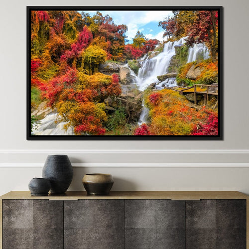 Mae Klang Waterfall Canvas Wall Art