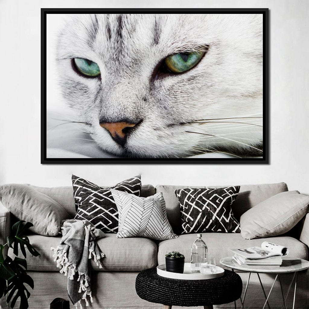 Cat Relaxing Canvas Wall Art