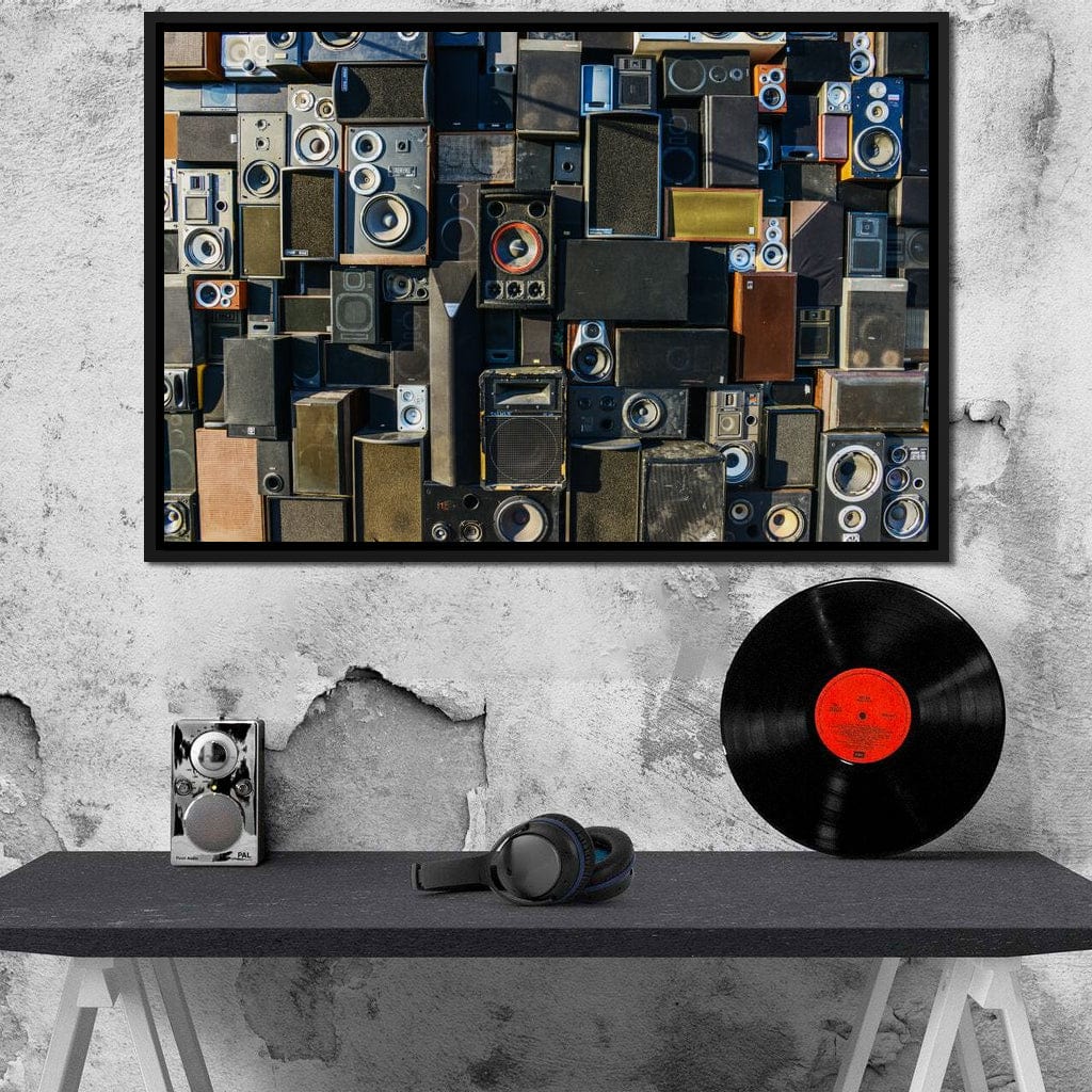 Speakers Wall Canvas Wall Art