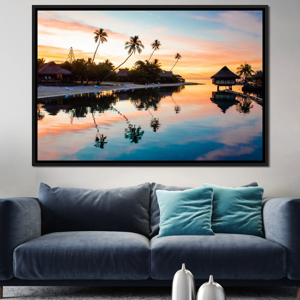 French Polynesia Canvas Wall Art