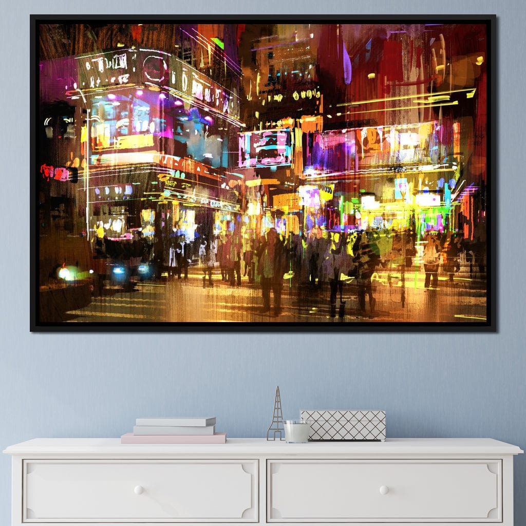 Erythracus Market Canvas Wall Art